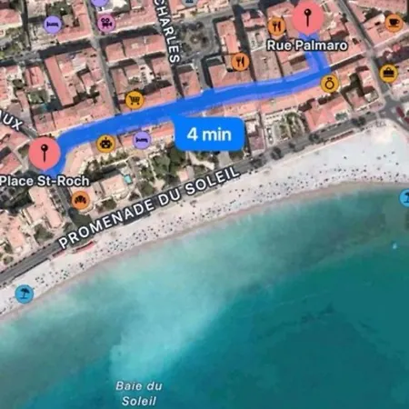 Sublime T2/ Cosy/ Clim/ Parking/Plage Menton Exterior photo